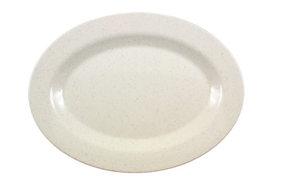 Thunder Group AD216WS 16 Inch Oval Platter Break-resistant Dishwasher Safe Melamine