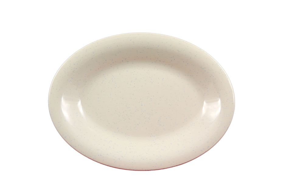 12 Pack 24 oz, 12" x 9" x 1-3/8", Platter, San Marino, Melamine, BPA Free, Dishwasher Safe, Break-Resistant, Shatter-Resistant, No Microwave, No Oven, NSF