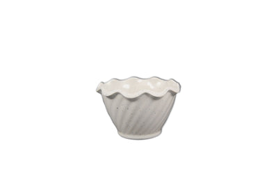 Thunder Group AD313WS 5 Oz Scalloped Dessert Dish Break Resistant Melamine BPA Free