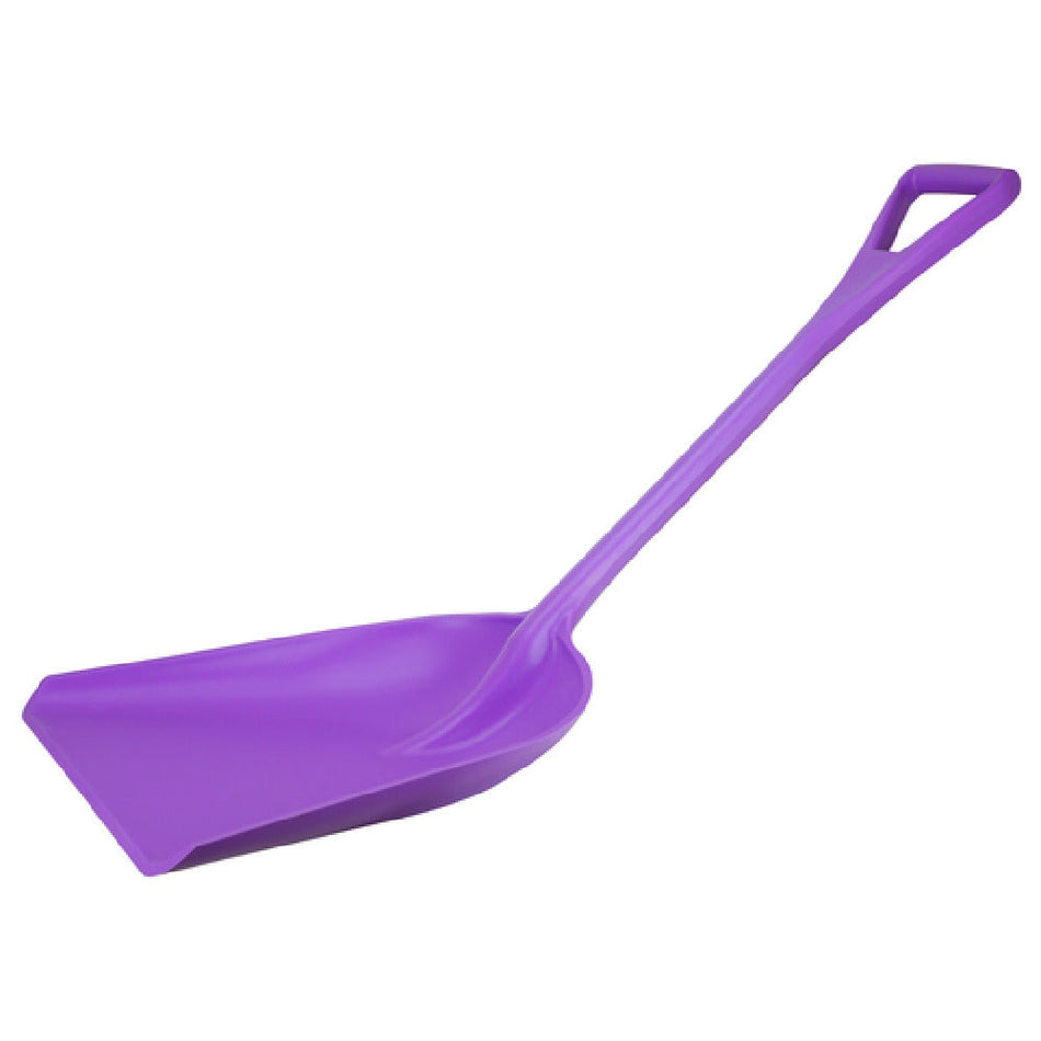 Carlisle 41077EC68 14 Inch Ice Shovel Purple One-piece Plastic with Ergonomic Design