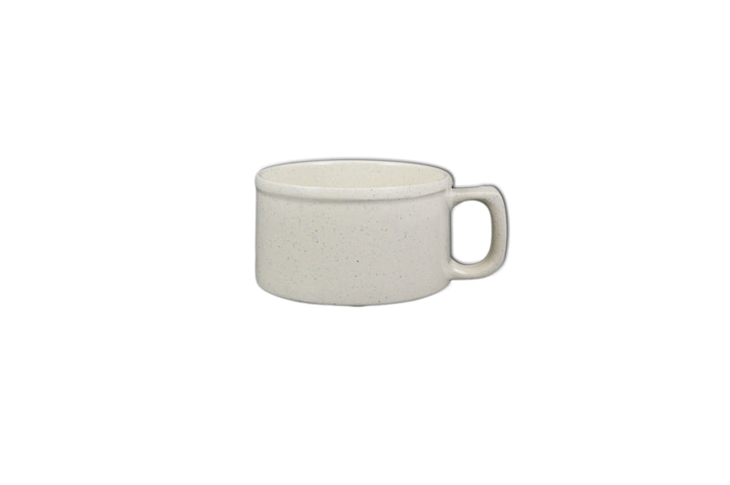 Thunder Group AD9016WS 10 Oz Soup Mug With c-handle Break-resistant Melamine White