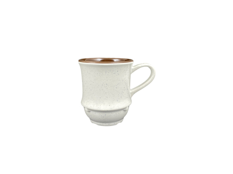 Thunder Group AD918AA 9 Oz Cup with Handle Two Tone Melamine