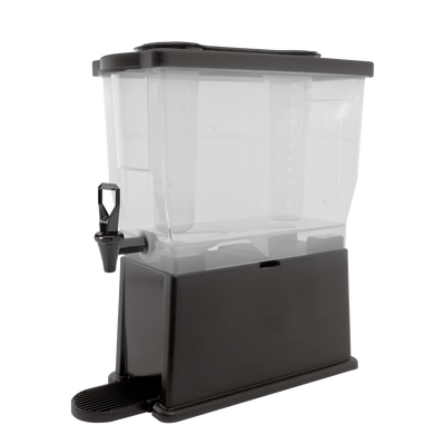Classic Cold Beverage 3-Gallon Round Beverage Dispenser in Black