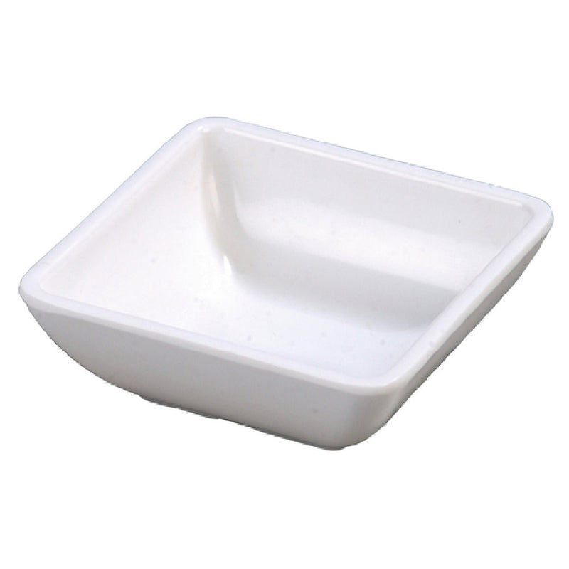 Carlisle 086002 2 Oz Ramekin Square Dishwasher Safe Stain Resistant Melamine White