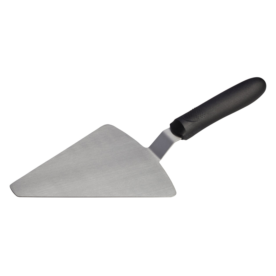 Winco TKP-62 6-7/8 Inch Stainless Steel Pizza Server with Polypropylene Black Handle