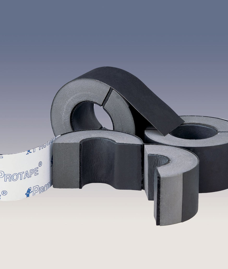 Aeroflex USA UX1410-75MM, 1/4 in ID Pipe Insulation, Black Closed-Cell Foam Tube, R3.2