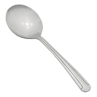 12 pack Winco 0014-04 Dominion Bouillon Spoon, 18/0 Heavyweight