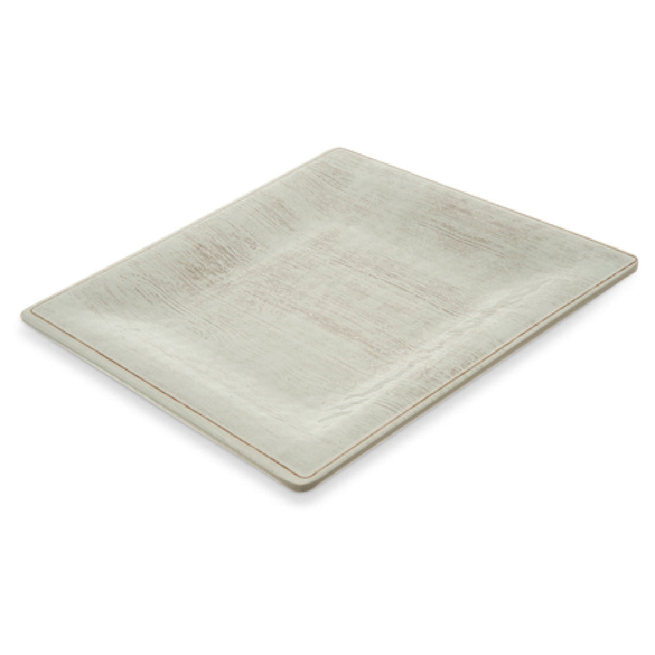 Carlisle 6402306 8-1/2 Inch Square Dinner Plate Melamine Buff NSF