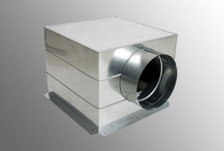 Air Duct Products 5455.060605-26, 6x6x5 Ceiling Boot, Silver Steel HVAC Duct Fitting, 26 GA, 5455 Series