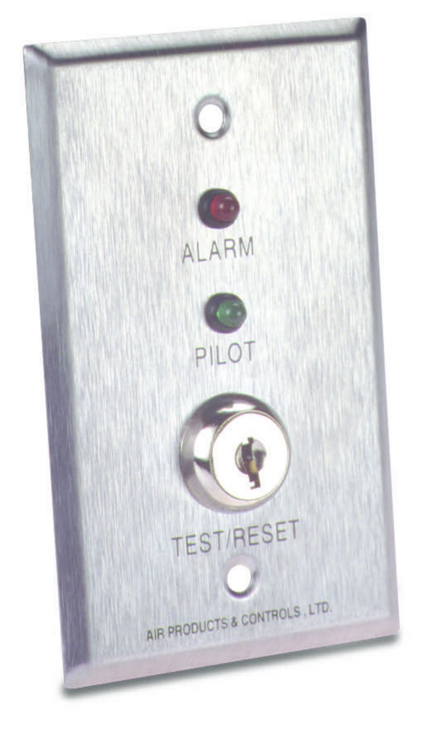 Apollo America - MS-KA/P/R - Remote with Red Alarm, Green Pilot, & Key Test/ Reset