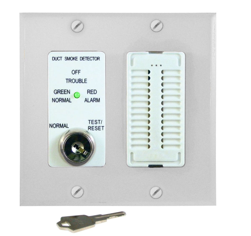 Air Products and Controls MSR-50RKA/W, Control W/ Sounder Assembly, White Double Gang Plate