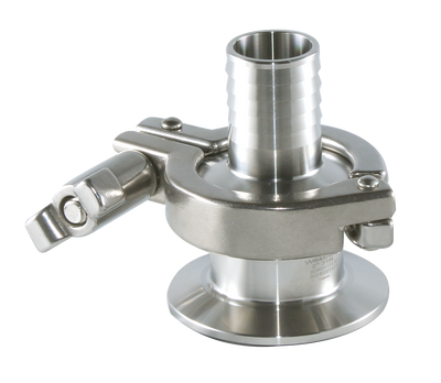 3" Air Blow Check Valve - EPDM - Hose Barb  (45AB)  - T316L Stainless Steel - Wayland Industries - W645AB-3-HB