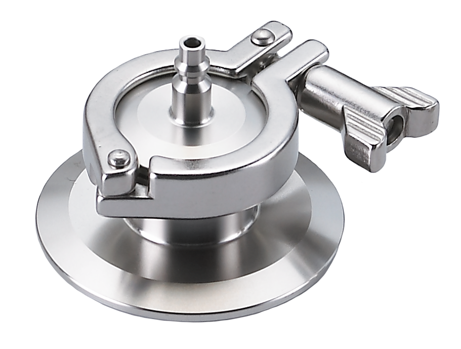 4" Air Blow Check Valve - EPDM - Quick-Connect Plug (45AB)  - T316L Stainless Steel - Wayland Industries - W645AB-4-QC