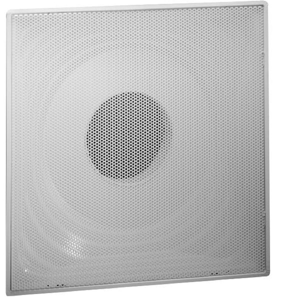 AirGuide PS1 FGB WH 24X24, 24x24 Perforated Ceiling Diffuser, White Aluminum Ceiling Air Vent