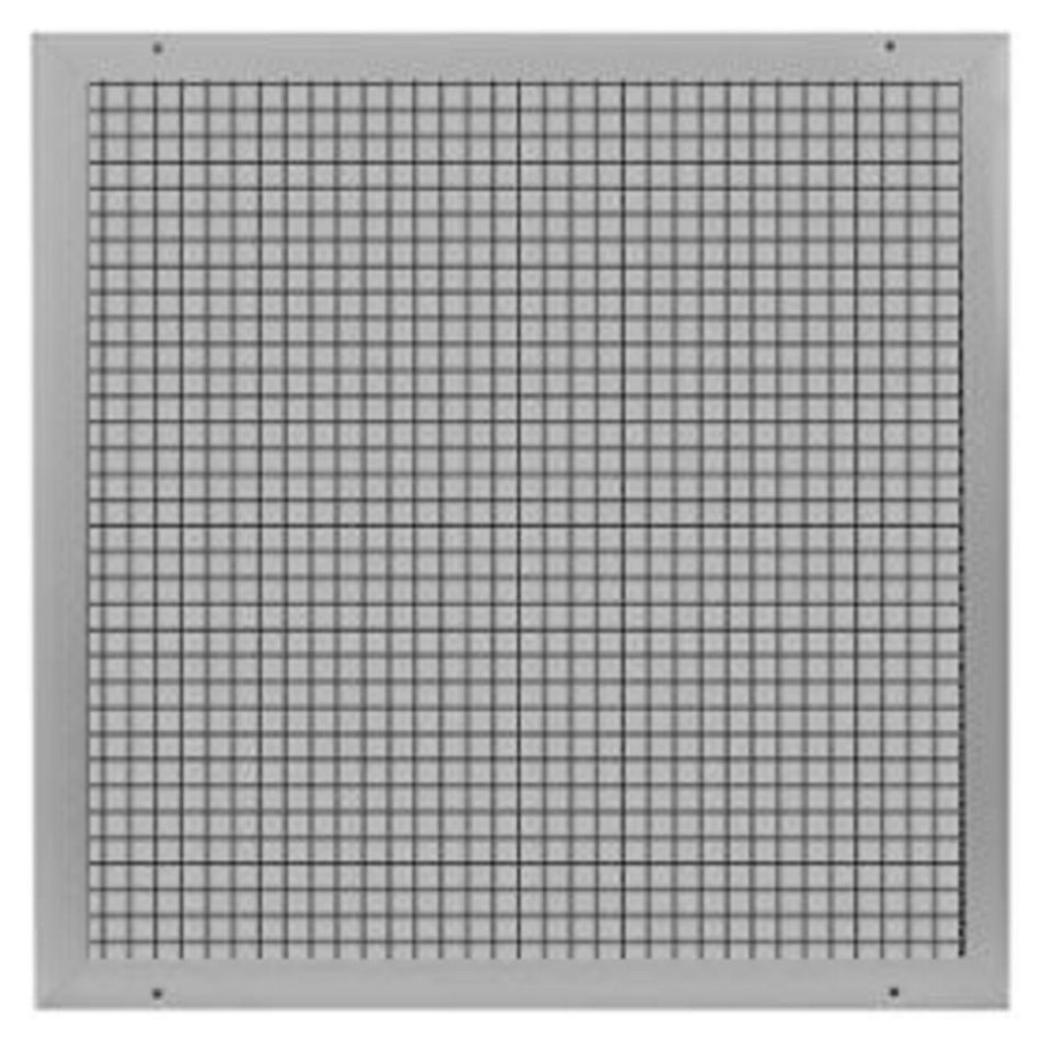 AirGuide RAAGT WH 24X24, 24x24 T-Bar Lay-In Return Air Grille, White Aluminum Wall & Ceiling Vent Cover, RAAGTWH Series
