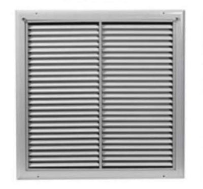 AirGuide RF2DSME WH 24X24, 24x24 Return Air Filter Grille, White Aluminum Filter Back Vent Cover, Fits 231/2x231/2x1 Filter
