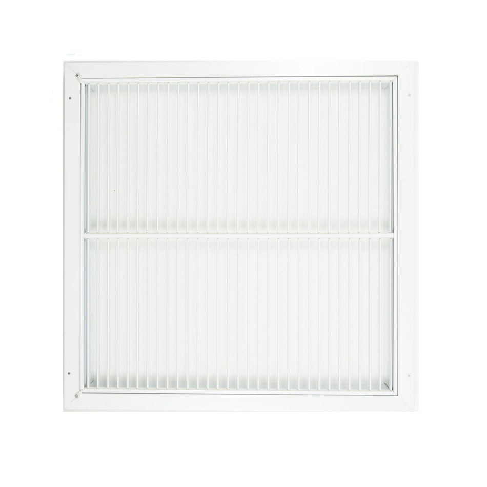 AirGuide RF2DSME WH 38X22, 38x22 Return Air Filter Grille, White Aluminum Filter Back Vent Cover, Fits 371/2x211/2x1 Filter