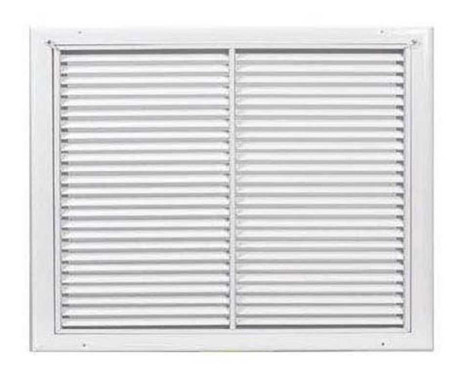 AirGuide RF2T WH 24X24, 24x24 T-Bar Lay-In Return Air Filter Grille, White Aluminum Filter Back Vent Cover, Fits 231/2x231/2x1 Filter
