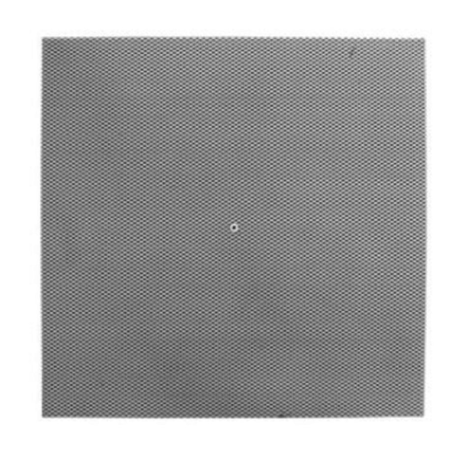 AirMate 03750761CW, 24x24 Perforated T-Bar Lay-In Return Air Grille, White Steel Wall & Ceiling Vent Cover