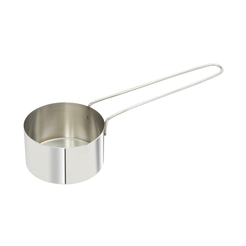 Winco MCPL-100C Stainless Steel Measuring Cup with 6" Long Loop Handle, 1 Cup