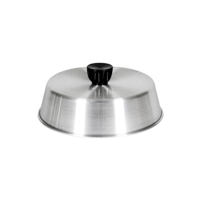 Thunder Group ALBC007 7 Inch Round Grill Basting Cover Aluminum with Bakelite Knob