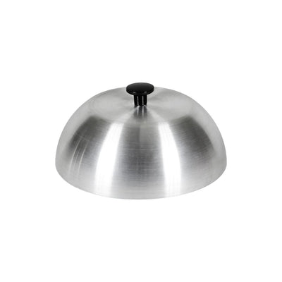 Thunder Group ALBD006 6 Inch Diameter Grill Basting Cover Aluminum with Bakelite knob