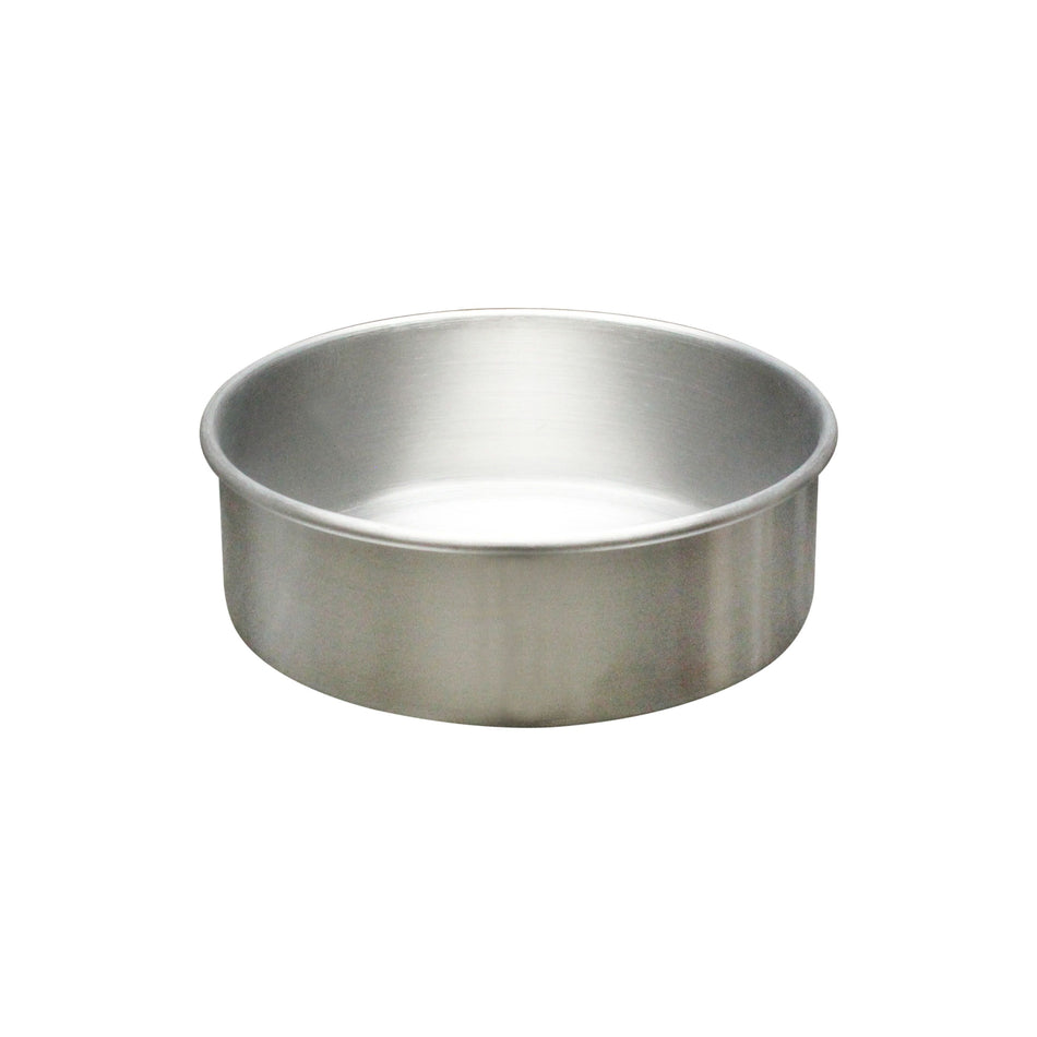 6" Diameter x 2" Deep, Round Layer Cake Pan, Aluminum, Oven Safe