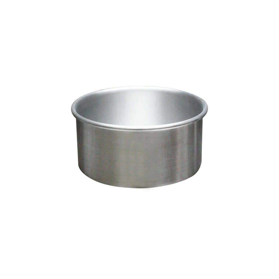 6" Diameter x 3" Deep, Round Layer Cake Pan, Aluminum, Oven Safe