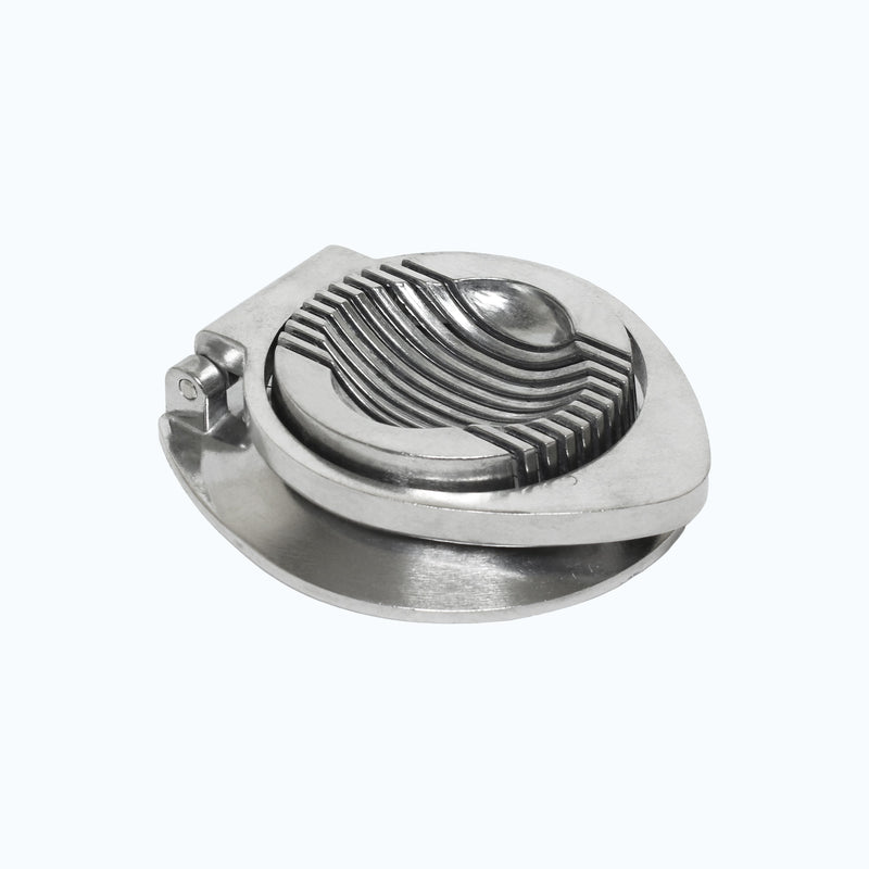 Thunder Group Round Manual Egg Slicer - Die-Cast Aluminum