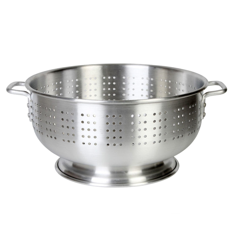 Thunder Group ALHDCO002 12 Quart Perforated Colander Aluminum Riveted Handles