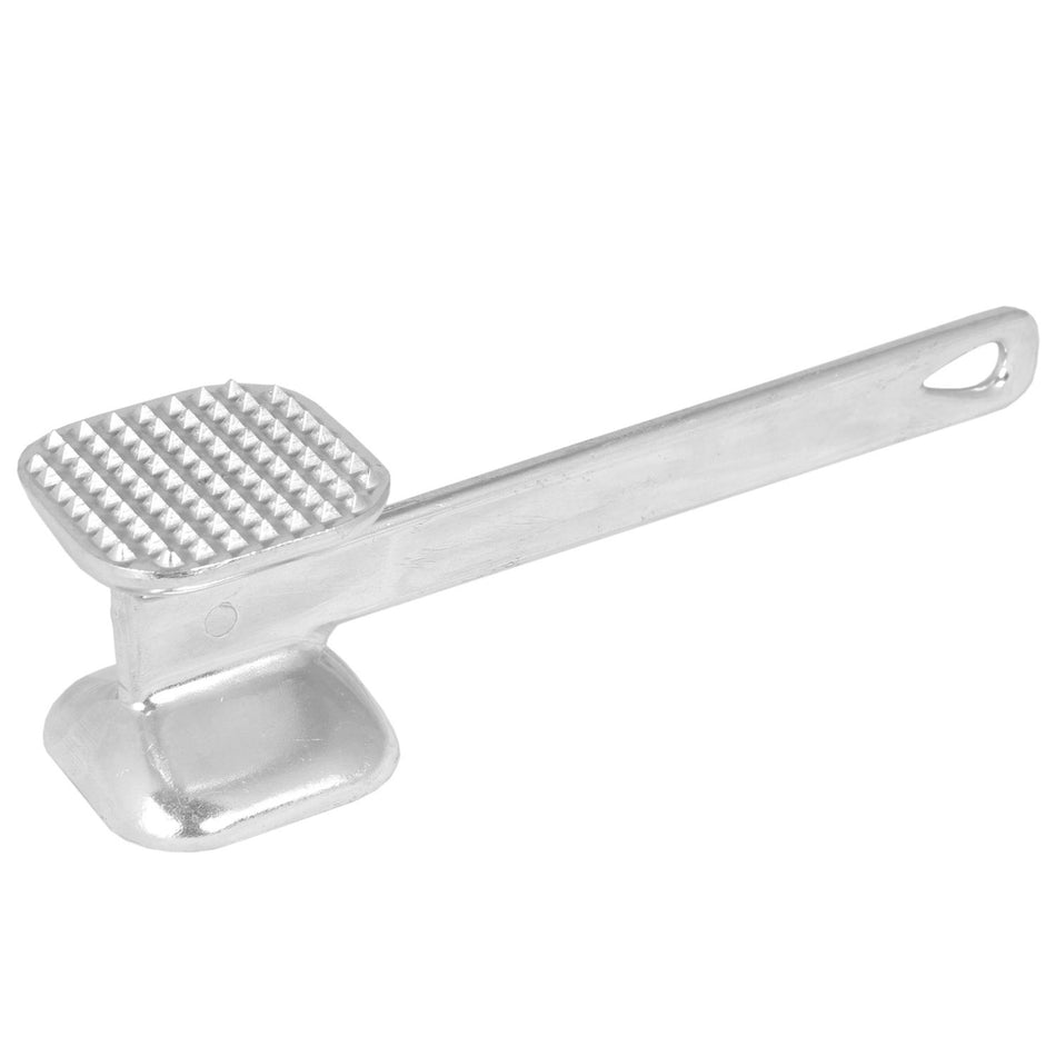 10-1/8" x 2-3/4" x 3-1/8", Meat Tenderizer, Aluminum Head and Handle, Dual side for coarse and fine cut option