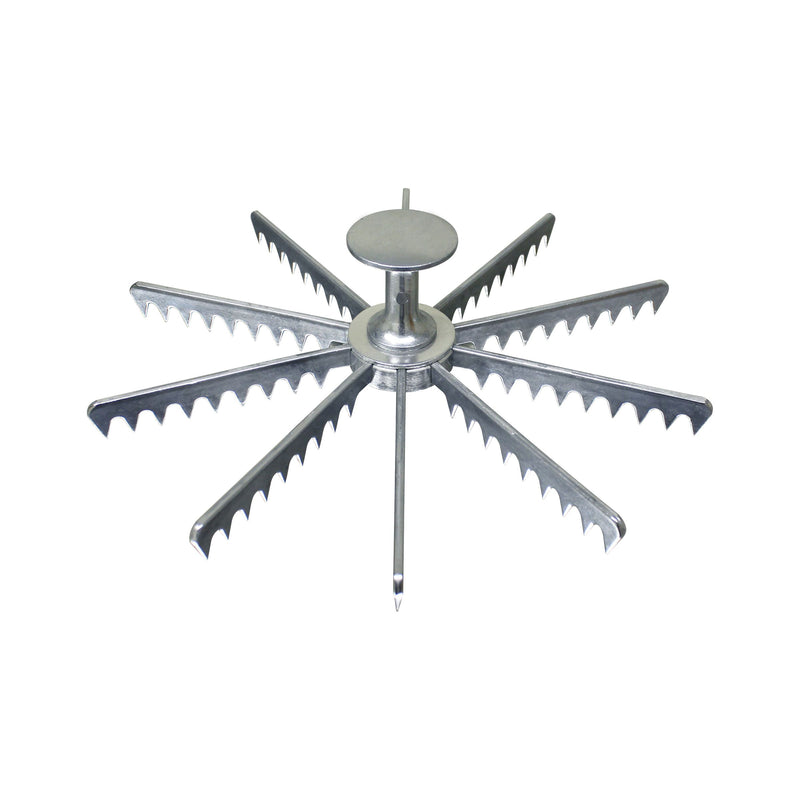 Thunder Group ALPMA010 Aluminum Pie Marker 10-cut with Ergonomic Design