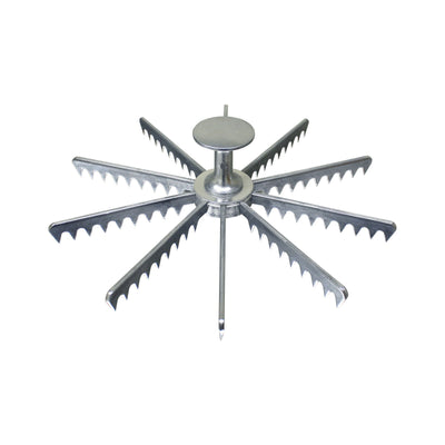 Thunder Group ALPMA010 Aluminum Pie Marker 10-cut with Ergonomic Design