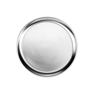 Thunder Group ALPTWR022 22 Inch Round Pizza Tray Solid Aluminum Wide Rim