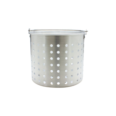 Thunder Group ALSKBK012 100 Quart Steamer Basket Perforated Aluminum Mirror Finish