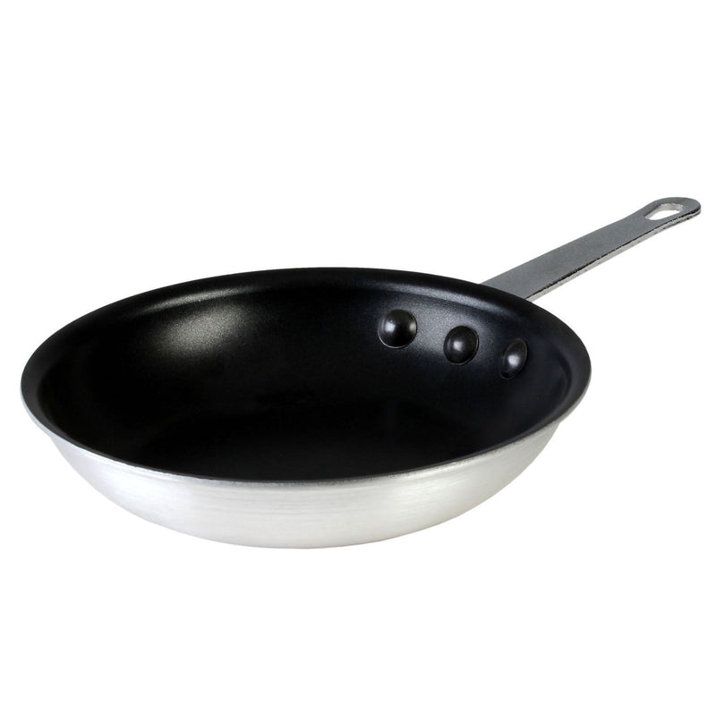 Thunder Group ALSKFP103C 10 Inch Fry Pan Non-stick Aluminum Riveted Handle Satin Finish