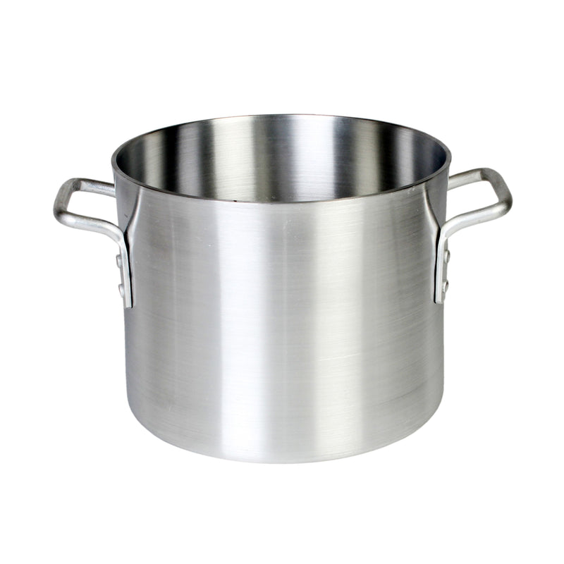 Thunder Group ALSKSP001 8 Quarts Aluminum Stock Pot 10 Inch Diameter with Riveted Handle
