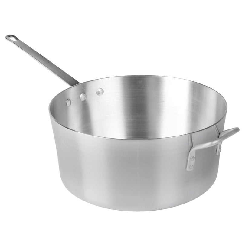 Thunder Group ALSKSS008 10 Quart Aluminum Sauce Pan with Mirror Finish