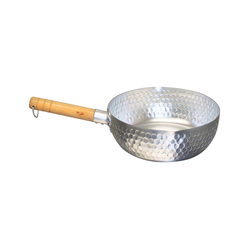 Thunder Group ALSP003 8 Inch Snow Flat Pan with Wood Handle Aluminum