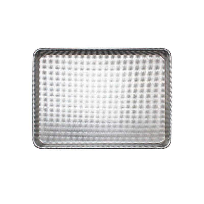 Thunder Group ALSP1813PG 18 Inch Perforated Glazed Sheet Pan 16 Gauge Aluminum