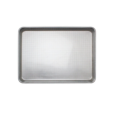 Thunder Group ALSP1813PG 18 Inch Perforated Glazed Sheet Pan 16 Gauge Aluminum