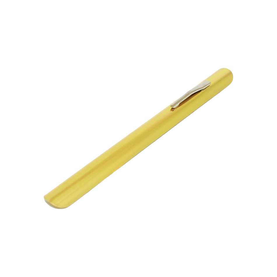 6" x 5/8" x 1/2", Table Crumber, Gold Color, Aluminum, with Pocket Clip