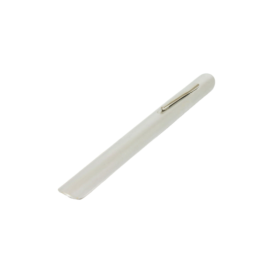 6" x 5/8" x 1/2", Table Crumber, Silver Color, Aluminum, with Pocket Clip