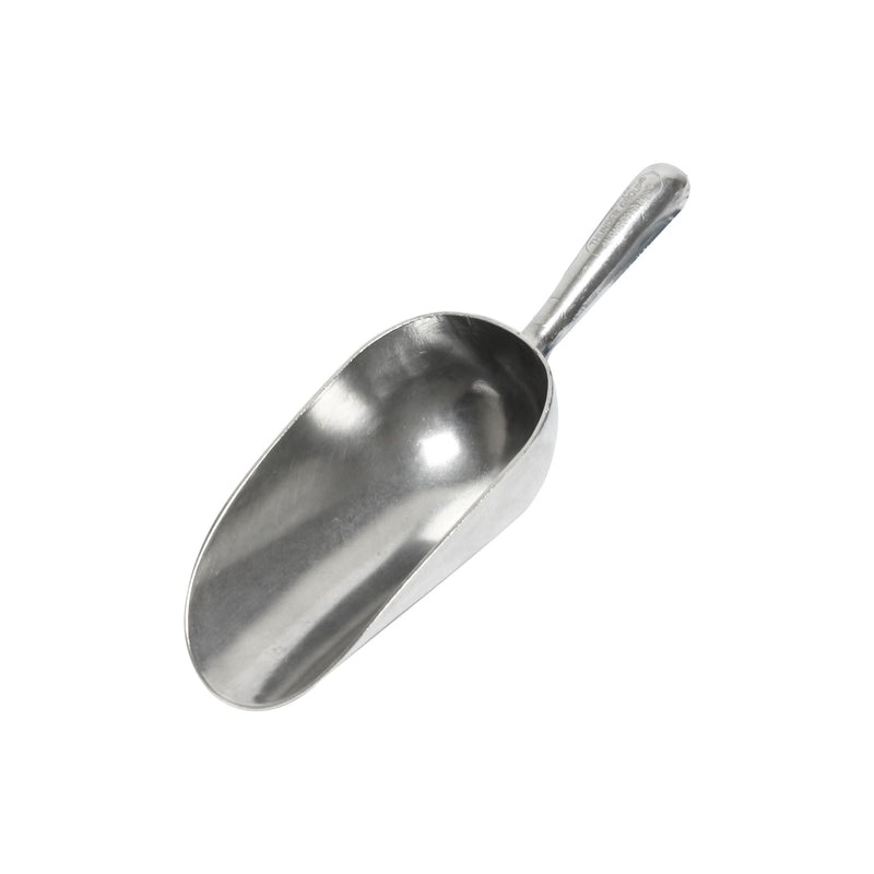 Thunder Group ALTWSC005 5 Oz Scoop Aluminum Tapered Bowl with Contoured Handle