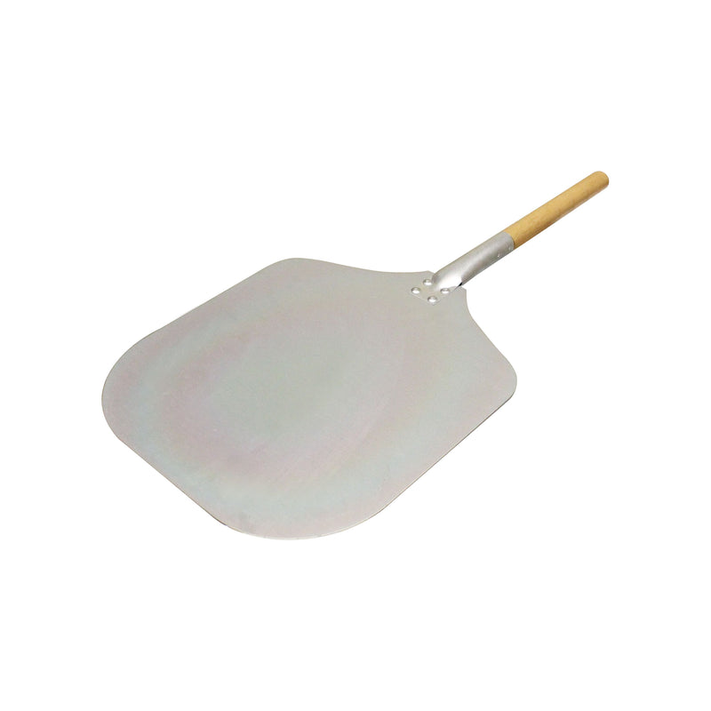 Thunder Group ALWDPP2512 25 Inch Long Aluminum Pizza Peel with Wood Handle