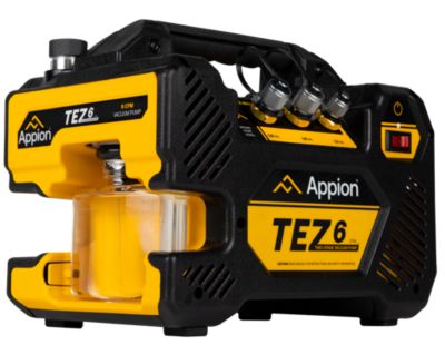 Appion Vacuum Pump 100-240 VAC 1 hp HP 6 cfm @ 60 Hz A2L Compatible TEZ6-B