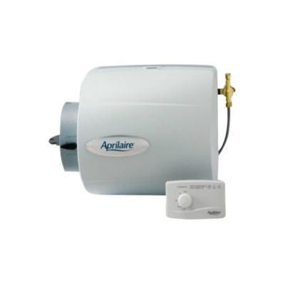 Aprilaire - 500M - Small to Medium Capacity Bypass Humidifier with manual Control