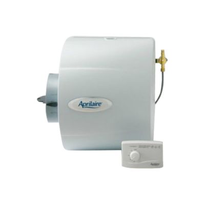 Aprilaire - 600M - Large Capacity Bypass Aprilaire Humidifier with Manual Control