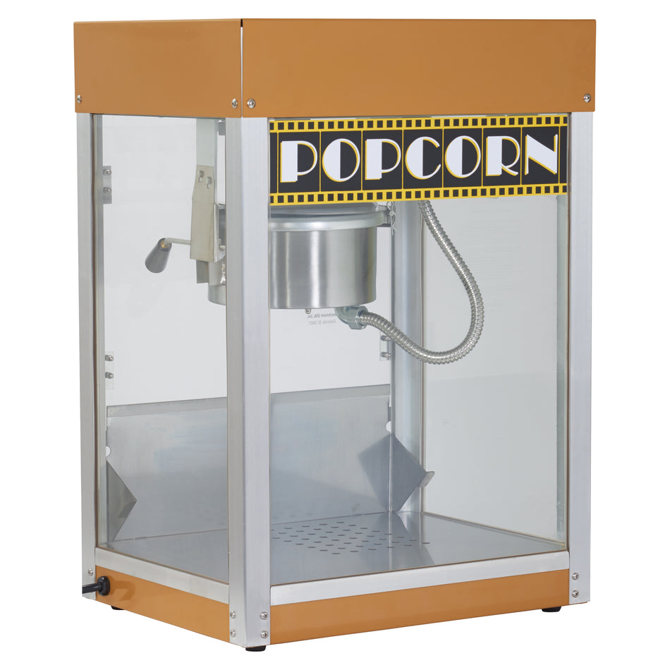Winco 11068 19 Inch Electric Popcorn Machine with Old-Maid Drawer