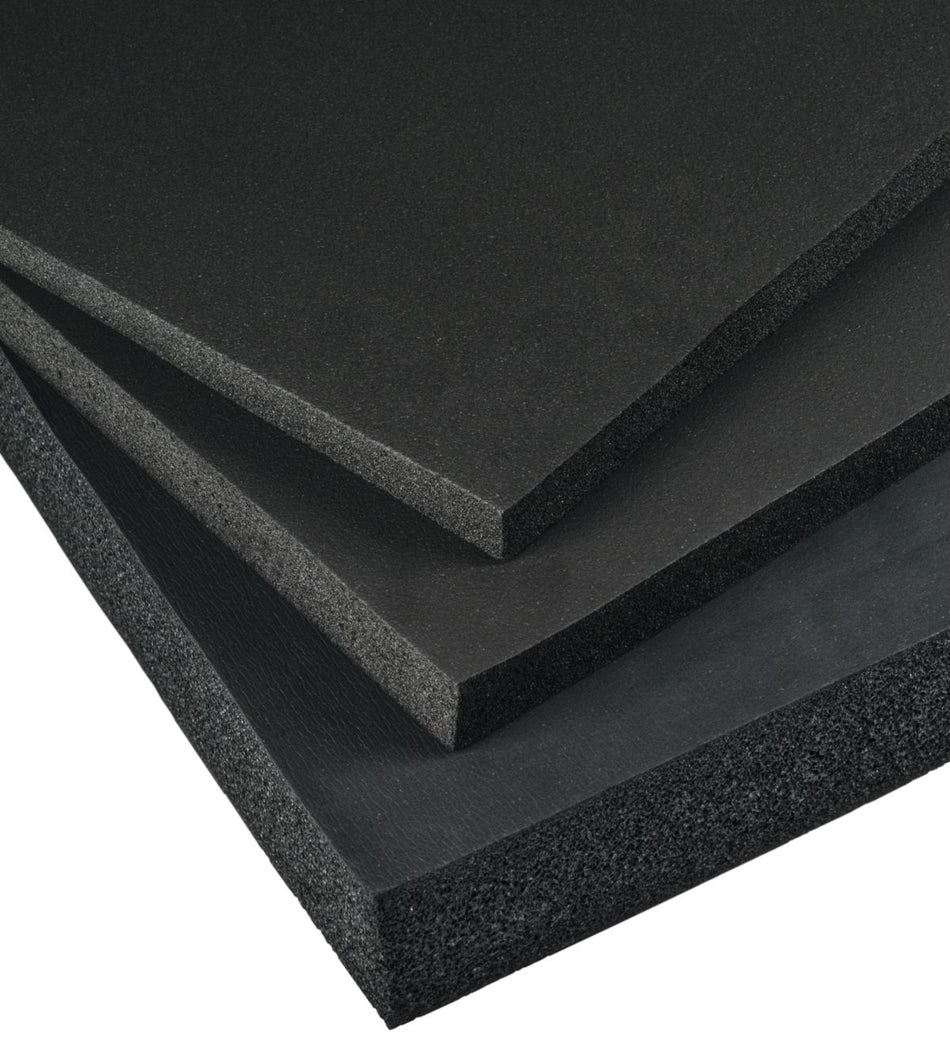 Armacell IPAPS12043, 1/2 in x 48 in x 36 in Insulation Sheet, Black Closed-Cell Foam, R2.1, Sold per Sheet